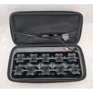 TopStyler by Instyler Heated Ceramic Styling Shells Hair 15 Curlers with Case